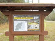 Cypress Creek Preserve Sign