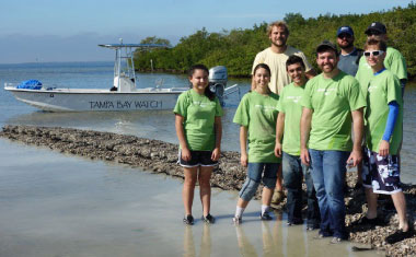Building oyster reefs to create habitat and prevent shoreline erosion is a focal point for Tampa Bay Watch.
