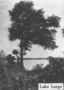 Few images of Lake Largo, a 500-acre lake drained nearly a century ago, exist. Photo Courtesy Heritage Village.